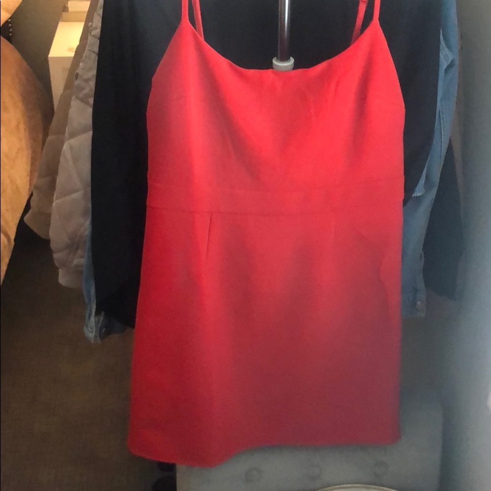 Red dress from revolve!